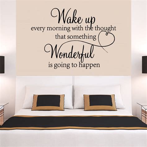 bedroom quotes wall art